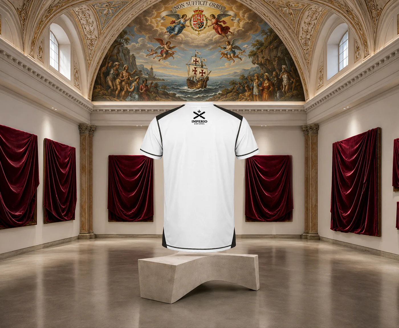 Camiseta Imperial vista por detras