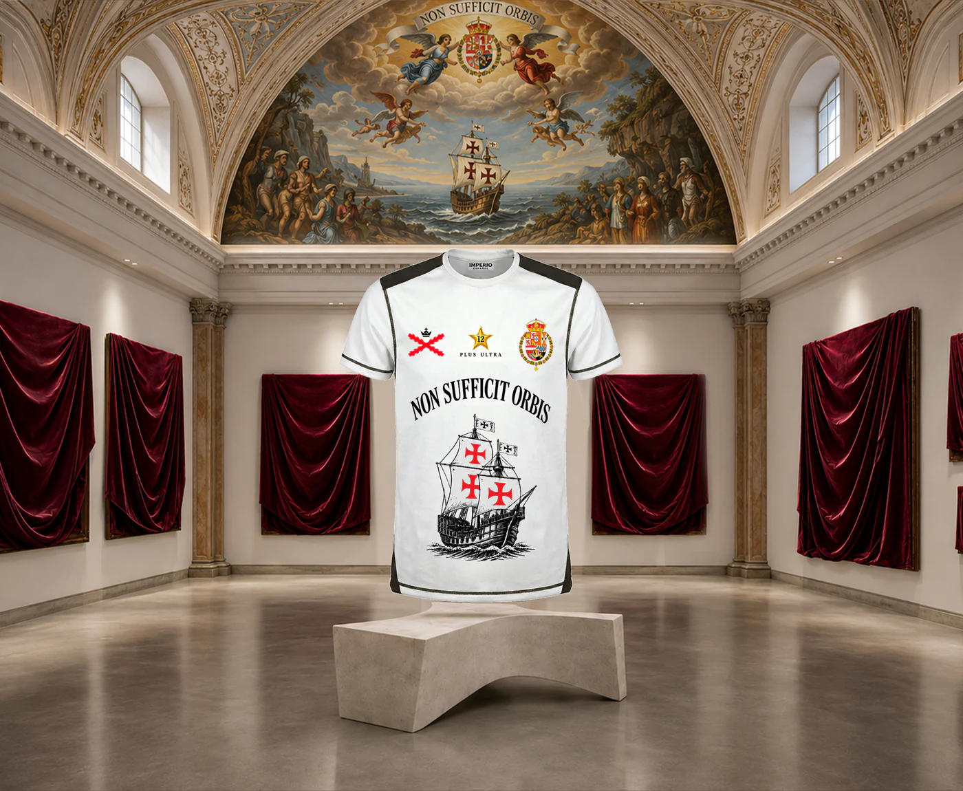 Camiseta Imperial vista por delante